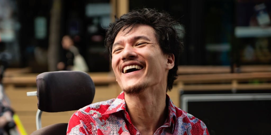 Warm conversation at a table